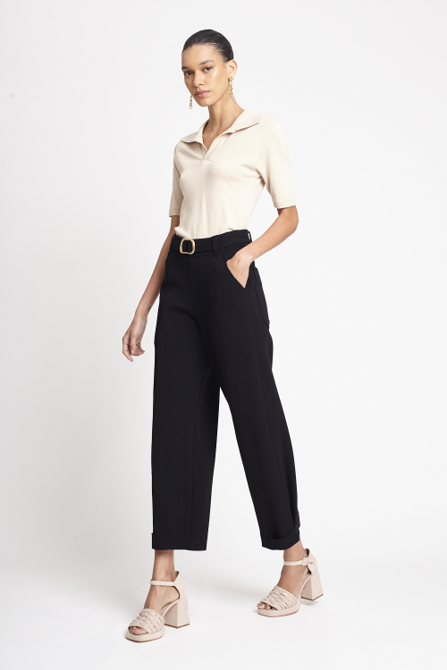 Fit — Calça Malha Dupla Bouclê