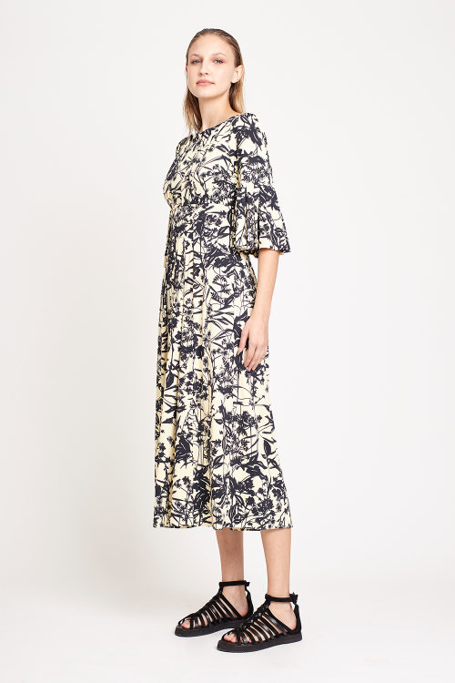 Fit — Vestido Jersey Flor Do Campo