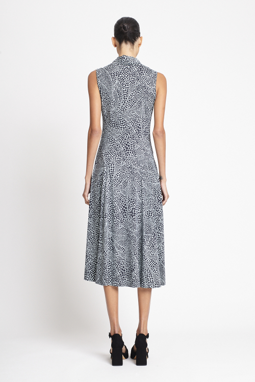 Fit — Vestido Jersey Estampa Pontos