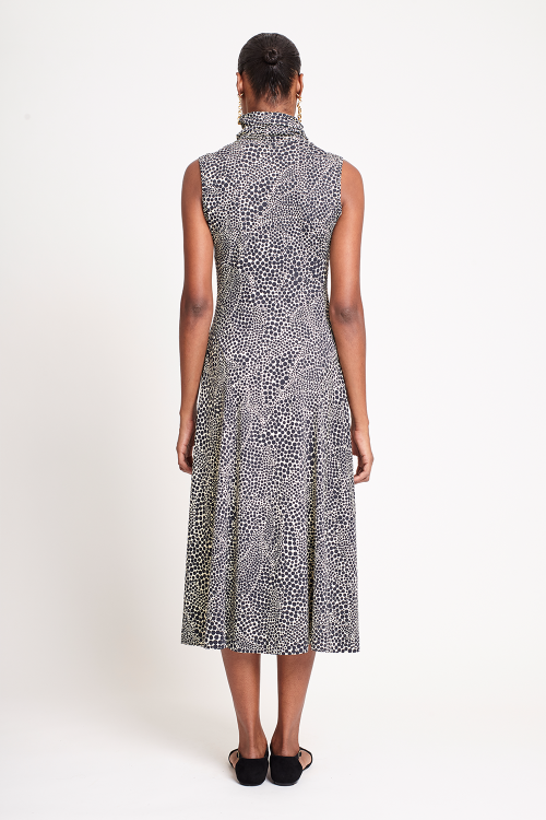 Fit — Vestido Jersey Estampa Pontos