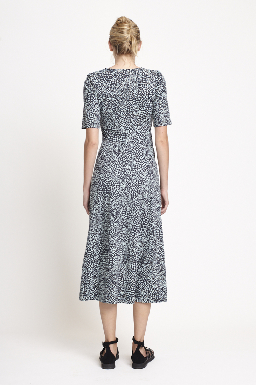 Fit — Vestido Jersey Estampa Pontos