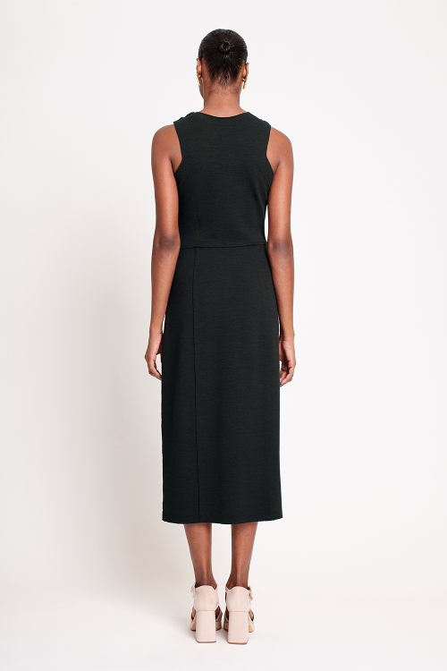 Fit — Vestido Malha Dupla Bouclê
