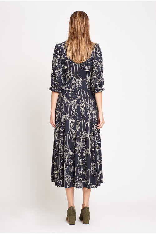Fit — Vestido Jersey Estampa Botas
