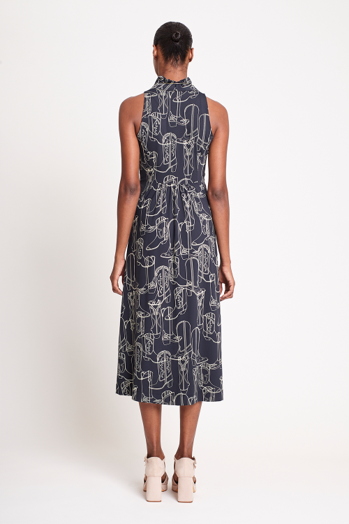 Fit — Vestido Jersey Estampa Botas