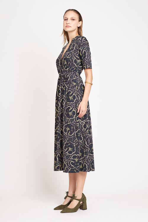 Fit — Vestido Jersey Tapeçaria