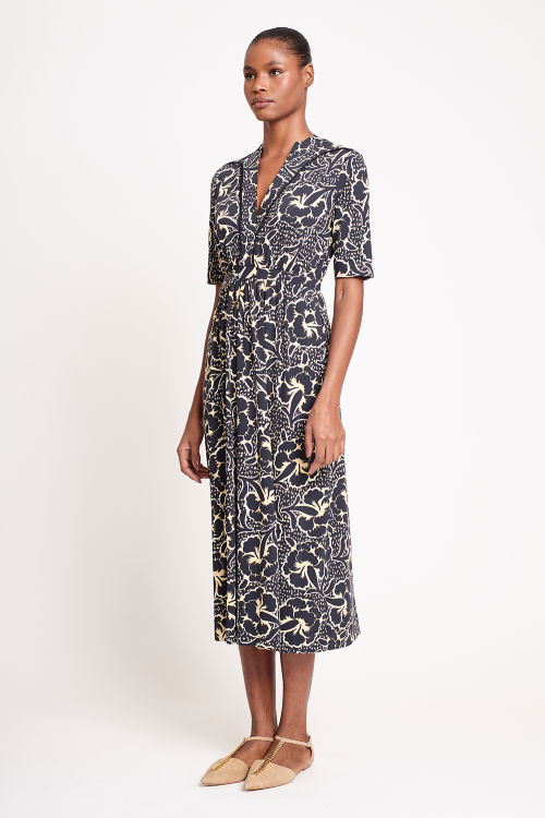 Fit — Vestido Jersey Tapeçaria