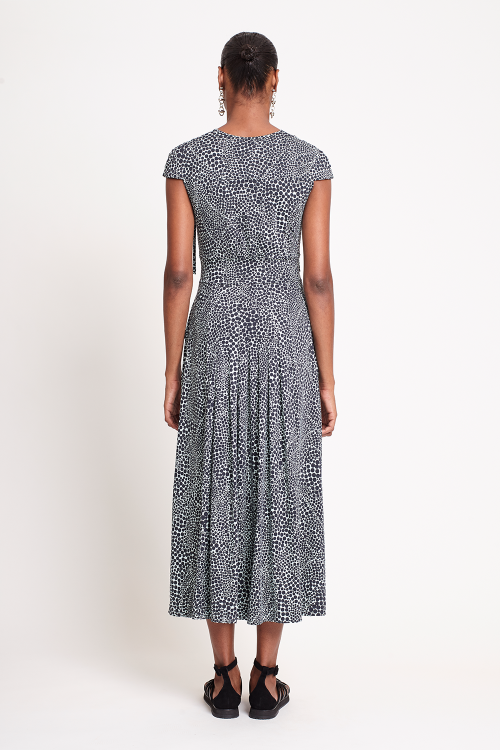 Fit — Vestido Jersey Estampa Pontos