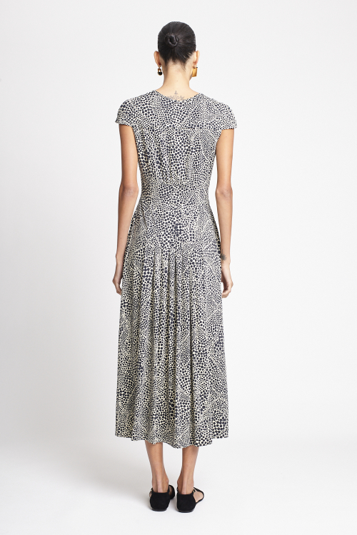 Fit — Vestido Jersey Estampa Pontos