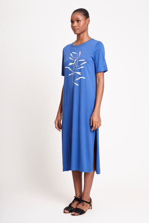Fit — Vestido Algodão Pima I Flor Do Campo