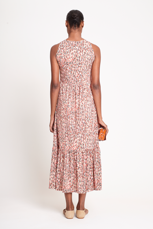 Fit — Vestido Jersey Estampa Gramínea