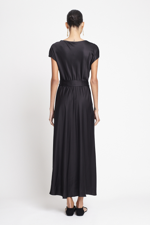 Fit — Vestido Viscose Acetinada