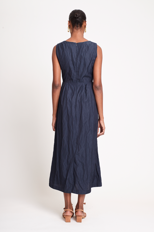 Fit — Vestido Viscose Metal