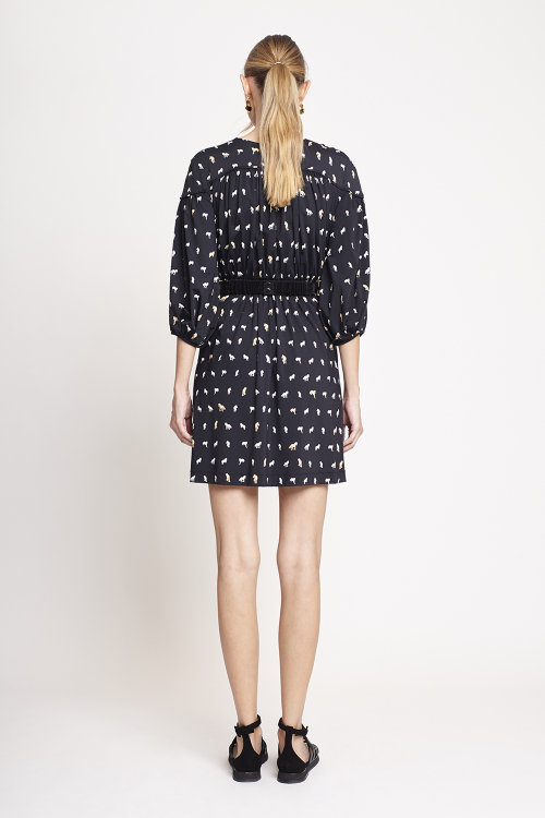 Fit — Vestido Jersey Estampa Cavalos