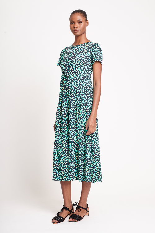 Fit — Vestido Jersey Estampa Grãos