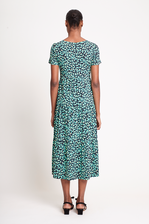 Fit — Vestido Jersey Estampa Grãos