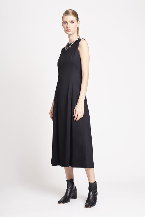 Fit — Vestido Cetim Com Recortes