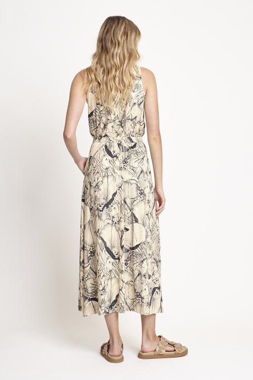 Fit — Saia Jersey Estampa Natureza Com Transpasse