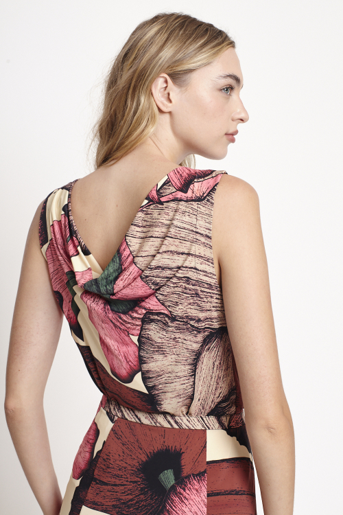 Fit — Blusa Jersey Estampa Floral Degagê
