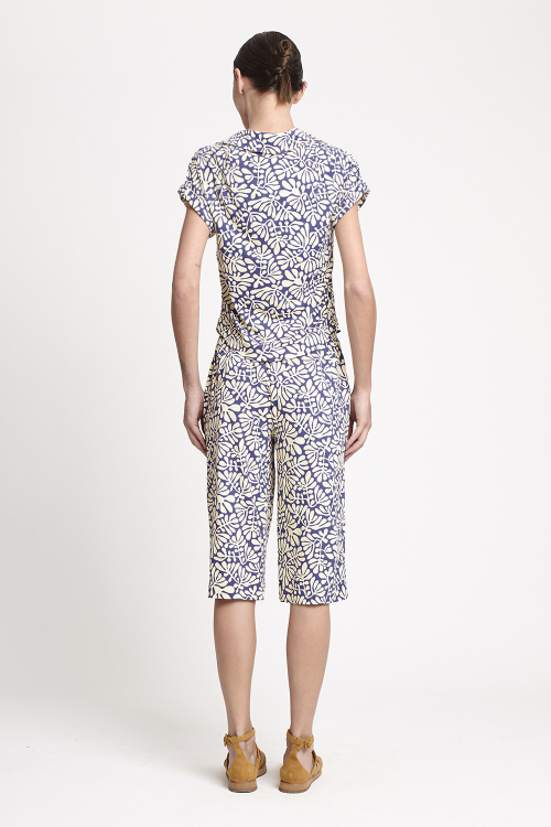 Fit — Blusa Jersey Estampa Paisagem Com Gola