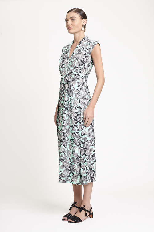 Fit — Vestido Jersey Cachecour Estampa Jardim