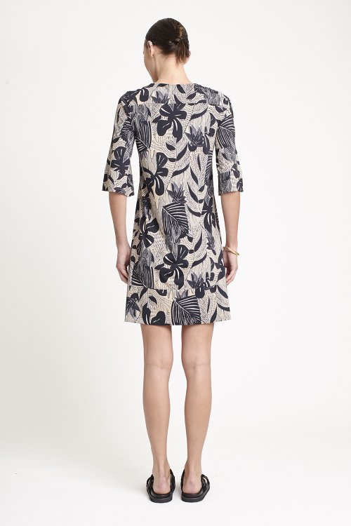 Fit — Vestido Jersey Estampa Cactus Curto