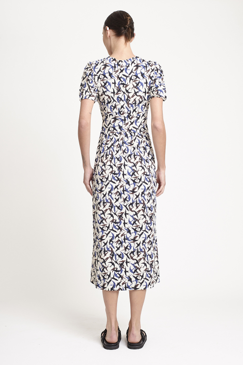 Fit — Vestido Jersey Estampa Revoada Midi