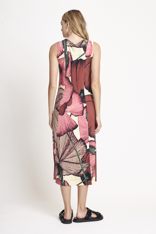 Fit — Vestido Jersey Estampa Floral Transpasse