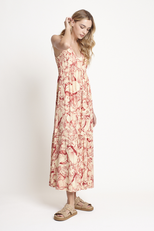 Fit — Vestido Jersey Natureza Com Recortes