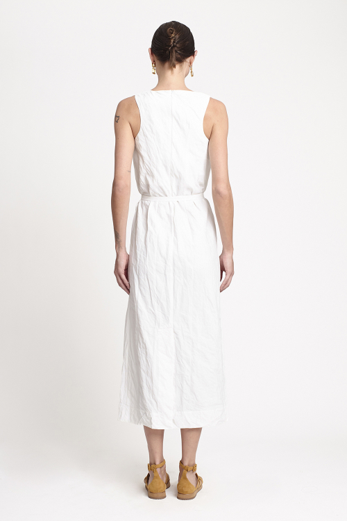 Fit — Vestido Viscose Metal Decote V