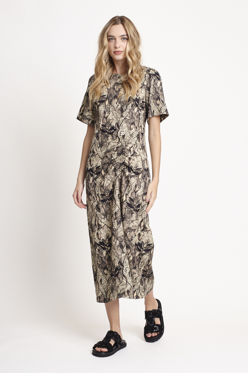 Fit — Vestido Viscose Est Floresta Lástex