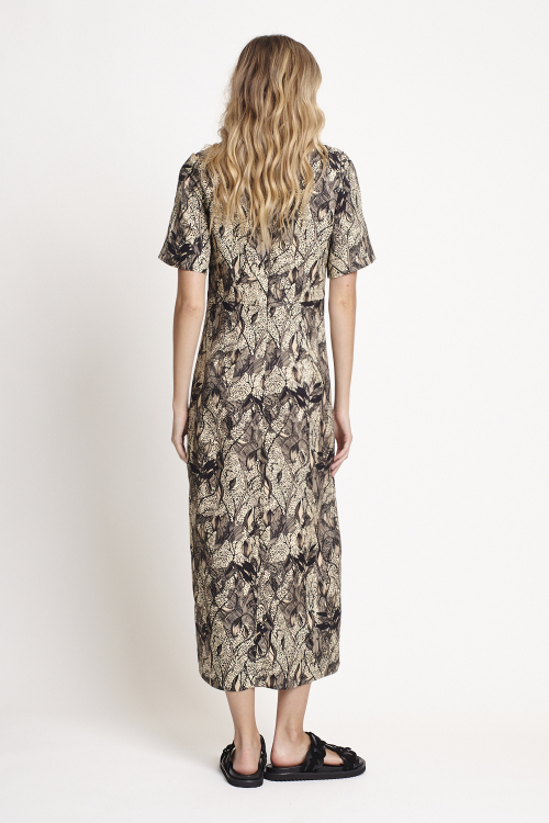 Fit — Vestido Viscose Est Floresta Lástex