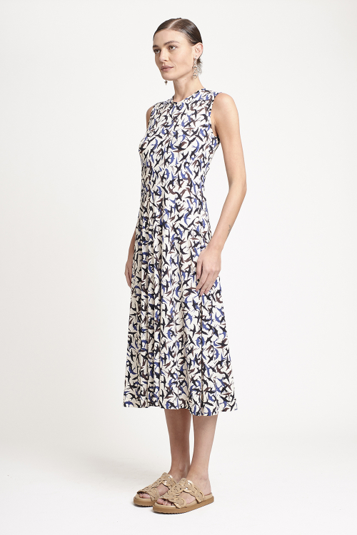 Fit — Vestido Jersey Estampa Revoada Recortes