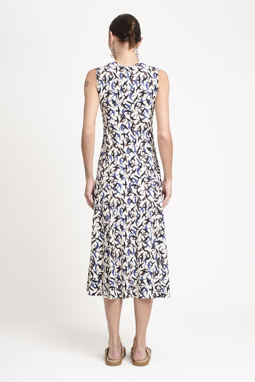 Fit — Vestido Jersey Estampa Revoada Recortes