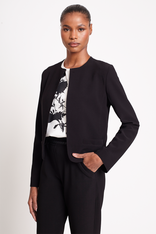 Fit — Casaco Malha Crepe