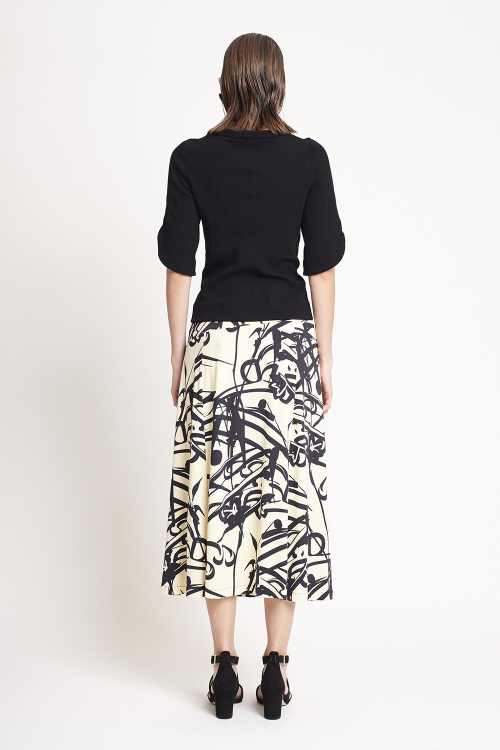Fit — Saia Jersey Estampa Kanji