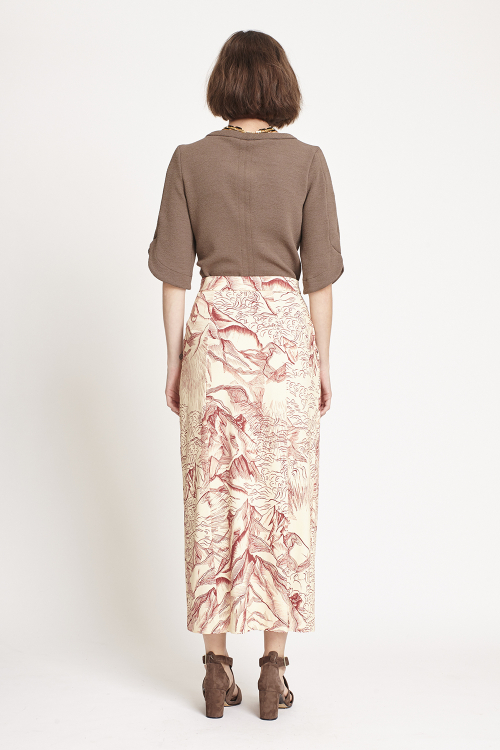 Fit — Saia Jersey Estampa Monte Fuji
