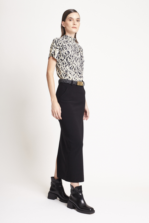 Fit — Blusa Jersey Estampa Bambuzal
