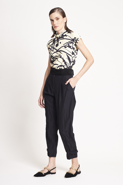 Fit — Blusa Jersey Estampa Kanji