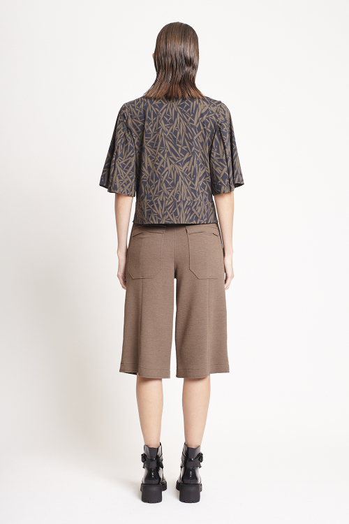 Fit — Blusa Jersey Estampa Bambuzal Gola