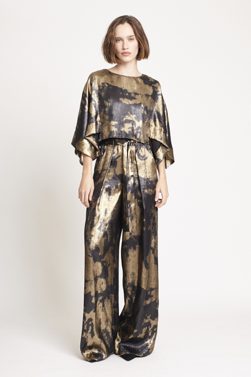 Fit — Calça Dourado Laço