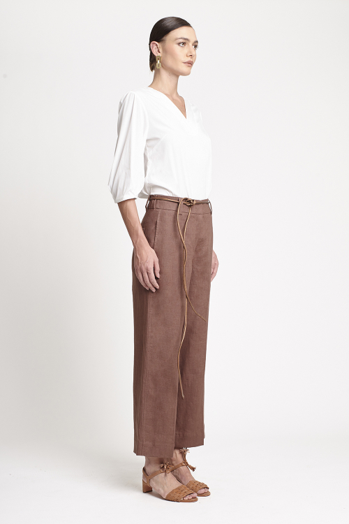 Fit — Calça Linho Encorpado Alfaiataria