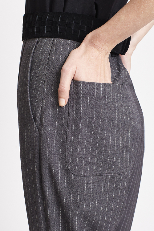 Fit — Calça Risca De Giz
