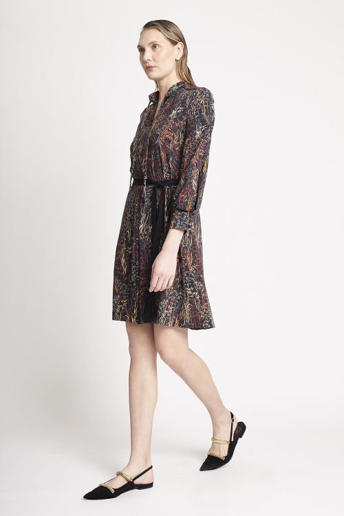 Fit — Vestido Jersey Est Bambu Curto