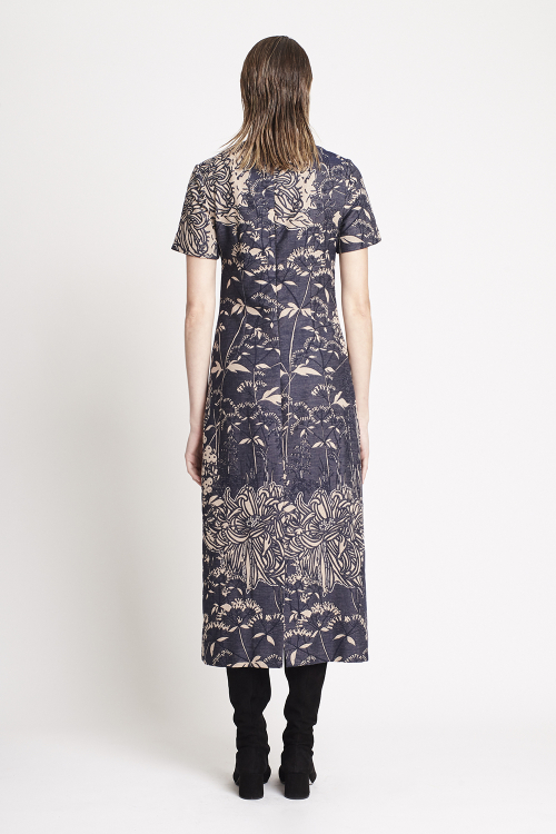 Fit — Vestido Jacquard Biombo