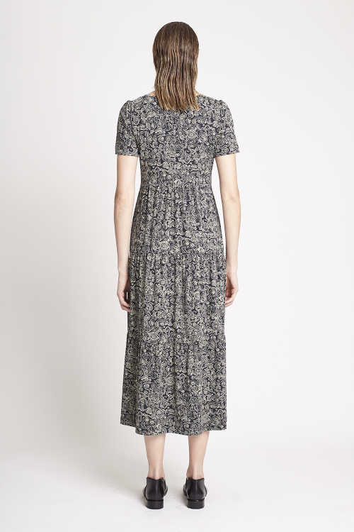 Fit — Vestido Jersey Estampa Nuvens