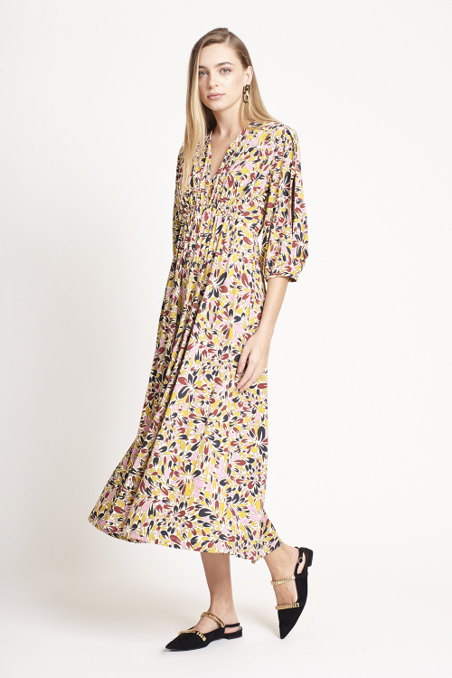 Fit — Vestido Jersey Estampa Alegria