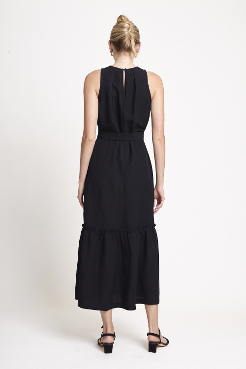 Fit — Vestido Modal Com Linho