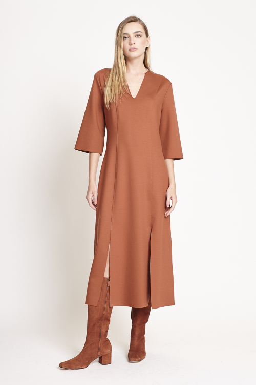 Fit — Vestido Decote V