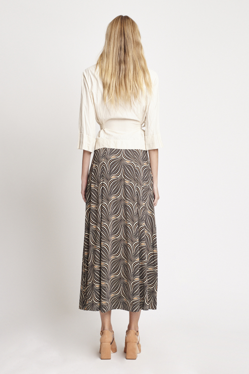 Fit — Saia Jersey Est Panton Midi