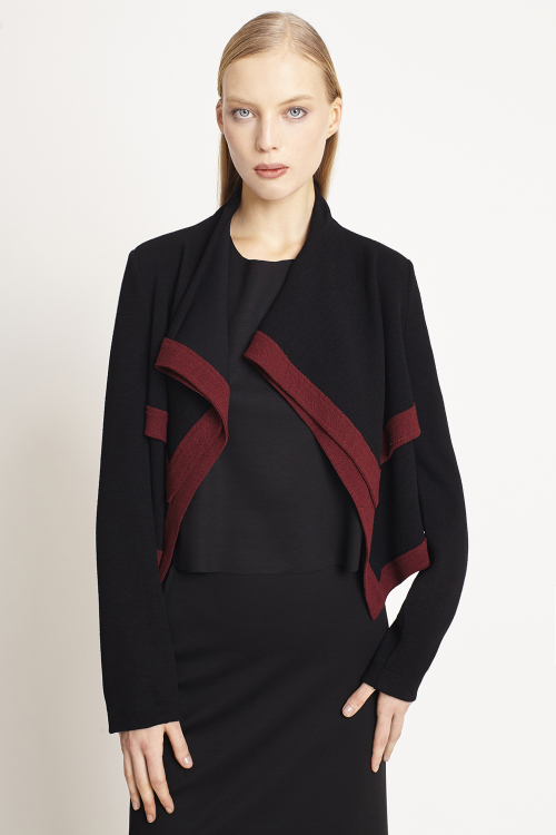 Fit — Jaqueta Bouclê Bicolor